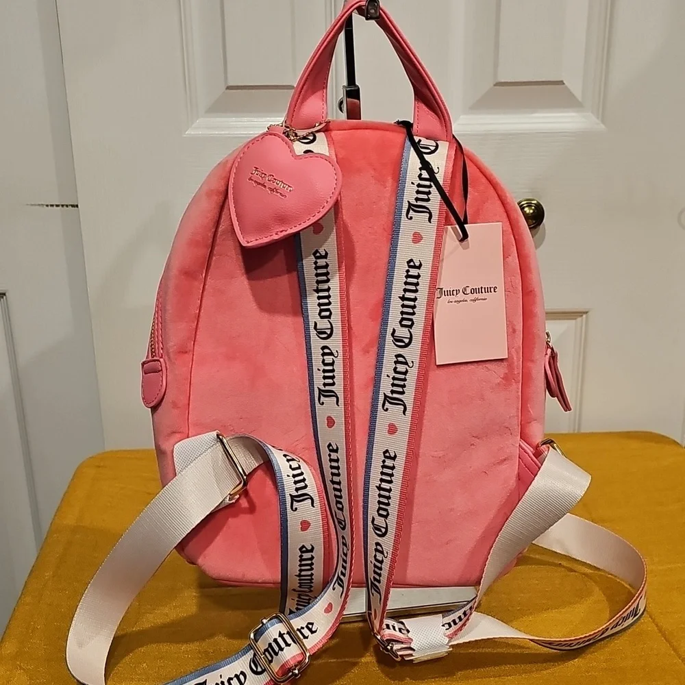 Juicy Couture Pink Lemonade Big Spender Backpack NWT